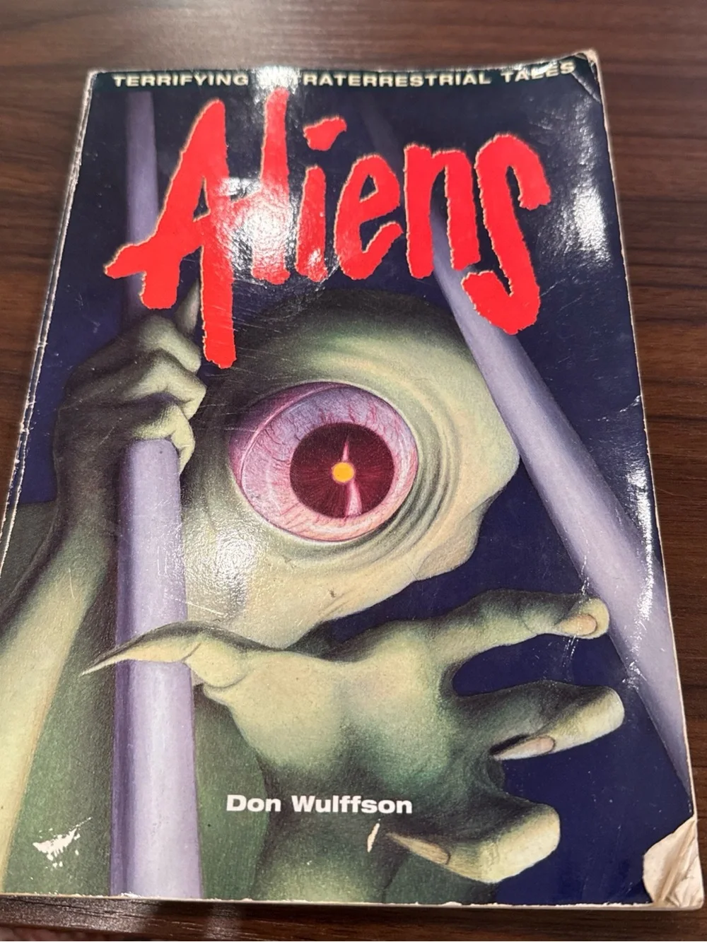 ALIENS Terrifying Extraterrestrial Tales Paperback Don Wulffson Vintage Book